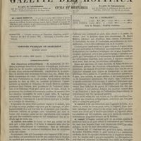 1011 - Page 1001 - Sommaire / Congrès français de chirurgie. Deuxième session. Séance du 22 octobre 1886 (matin). Communications. Des résections orthopédiques. M. Lagrange...