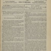 1107 - Page 1097 - Sommaire / De la prévoyance dans le corps médical