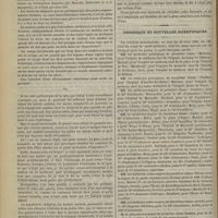 0410 - Page 466 - [Fin d'un article sur un voyage en Algérie] / Formules. Solution antiseptique / Chronique et nouvelles scientifiques