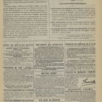 0419 - Page 475 - Inauguration de la Faculté de médecine de Bordeaux / Chronique et nouvelles scientifiques / Bulletin bibliographique
