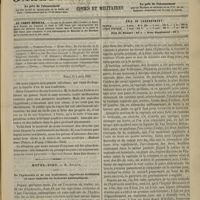 0717 - Page 833 - Sommaire / Paris, le 6 août 1888 / Hôtel-Dieu. M. Reclus. De l'hydrocèle et de son traitement ; injections irritantes et cure radicale ou incisions antiseptiques