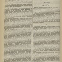 1108 - Page 1268 - Académie de médecine. Séance du 27 novembre 1888. Communications. De la nature contagieuse de la lèpre. M. Le Roy de Méricourt / Pathogénie et prophylaxie des accidents industriels du phosphore et en particulier de la nécrose phosphorée. M. Magitot / Rapport. Épidémies. M. Ollivier / Variétés. L'École de Vienne