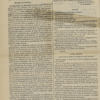 0014 - Page 2 - École du service de santé militaire. Rapport au président de la république française. [C. de Freycinet] / Décret. Titre premier. Institution de l'École du service de santé militaire
