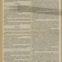 0020 - Page 8 - École du service de santé militaire. Rapport au président de la république française. Décision ministérielle relative aux élèves de l'École du service de santé militaire. Chirurgie. Concours pour les emplois de répétiteurs d'anatomie, de pathologie externe, de médecine opératoire et d'accouchement / Médecine. Concours pour les emplois de répétiteurs de physiologie, pathologie interne, matière médicale, hygiène et médecine légale / Hôpital du midi. M. du Castel. Blennorrhée et spermatorrhée