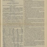 0039 - Page 27 - Hôtel-Dieu. M. Kirmisson. Cancer du rectum ; de l'intervention chirurgicale / Société de chirurgie. Séance du 26 décembre 1888 / Communications. Nature tuberculeuse des kystes à grains riziformes. M. Jalaguier / Des salpingites. M. Terrillon / Présentation de malade