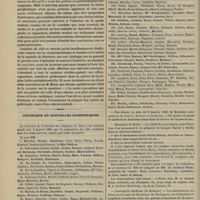 0058 - Page 46 - Revue générale. Théories récentes sur la nature et la pathogénie du goitre exophtalmique. Par M. le Docteur E. Leflaive... Principales indications bibliographiques / Chronique et nouvelles scientifiques. Monument de Daviel / Souscription Duchenne...