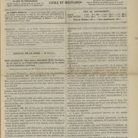 0089 - Page 77 - Sommaire / Hôpital de la Pitié. M. Verneuil. Ostéo-sarcome du tibia ayant déterminé deux fractures de cet os à un an d'intervalle ; amputation de la cuisse au tiers inférieur ; guérison. (Observation recueillie par M. Valat...)