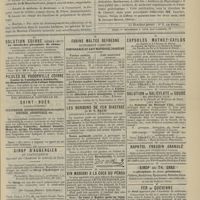 0095 - Page 83 - Chronique et nouvelles scientifiques. Faculté de médecine de Paris / Faculté de médecine de Bordeaux / Muséum