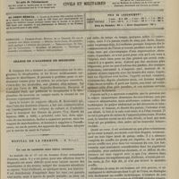 0097 - Page 85 - Sommaire / Séance de l'Académie de médecine / Hôpital de la Charité. M. Potain. Un cas de cachexie sans lésion reconnue