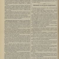 0102 - Page 90 - Académie de médecine. Séance du 22 janvier 1889. Suite de la discussion sur le strophantus et la strophantine. M. G. Sée / Aménagements improvisés des wagons à marchandises pour le transport des blessés. M. Bouloumié... / Comité secret / Chronique et nouvelles scientifiques. Faculté de médecine de Montpellier / Avis