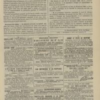 0143 - Page 131 - Société de chirurgie. Séance du 30 janvier 1889. Communications. Plaie pénétrante de l'abdomen. M. Berger / Fracture du crâne. M. Reclus / Chronique et nouvelles scientifiques