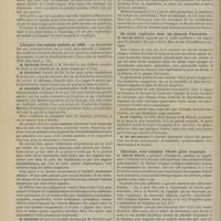 0148 - Page 136 - Société médicale des hôpitaux. Séance du 25 janvier 1889. Communications. Tuberculose papillomato-crustacée. M. Brissaud, en son nom et au nom de M. Gilbert / L'Hospice des enfants assistés en 1888. M. Sevestre / Du pouls capillaire dans les plaques d'urticaire. M. Edgar Hirtz / Injections sous-cutanées d'huile grise benzoïnée. M. Edgar Hirtz