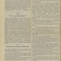 0150 - Page 138 - Revue bibliographique. De l'étiologie de la phtisie pulmonaire et laryngée et de leur traitement, par H. Libermann... / Manuel d'hygiène militaire, par le Docteur Ch. Viry / Thèses soutenues à la Faculté de médecine de Paris pendant l'année scolaire 1888-1889 / Chronique et nouvelles scientifiques. Concours d'agrégation de médecine