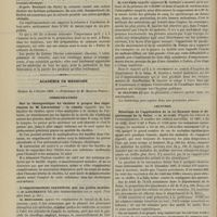 0158 - Page 146 - Thérapeutique. De la créosote. Par M. le Docteur Achenne / Académie de médecine. Séance du 5 février 1889. Communications. Sur la thérapeutique du choléra à propos des expériences de M. Loewenthal. M. Cornil / L'empoisonnement oxycarboné par les poêles mobiles. M. Lancereaux / Lectures. Résultats de l'application de la loi Roussel dans le département de la Seine. M. Blache