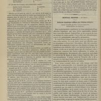 0174 - Page 162 - Jurisprudence médicale. II. Le médecin qui, par une inattention grave dans la rédaction d'une ordonnance, et le pharmacien qui, en exécutant cette ordonnance, sans prévenir le médecin, donnent lieu à la mort d'un malade, peuvent être poursuivis pour homicide par imprudence et infraction à l'ordonnance du 29 octobre 1846, sur la vente des substances vénéneuses / Hôpital Necker. M. Rendu. Sclérose hépatique diffuse par lithiase biliaire. (Leçon recueillie par M. le Docteur Leflaive...)