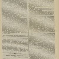 0177 - Page 165 - Hôpital Saint-Louis. M. Péan. Du morcellement appliqué à l'ablation des tumeurs. (Leçons recueillies par M. Lapervenche...) / Société médicale des hôpitaux. Séance du 8 février 1889. Communications. Améliorations des services hospitaliers. M. Millard, sur la communication de M. Sevestre / Rapports de l'ataxie locomotrice et du goitre exophtalmique. M. Ballet, à propos de la communication de M. Barié
