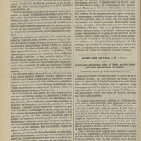 0202 - Page 190 - Hôpital Saint-Louis. M. Fournier. Action de l'iodure de potassium sur l'organisme, indications et contre-indications / Hôtel de Lyon. M. A. Poncet. Cancer sous-périostique diffus du fémur gauche (ostéo-périostite sarcomateuse bi-polaire). Observation recueillie par M. Étienne Rollet...