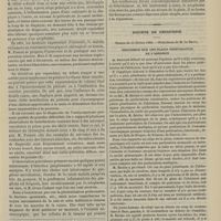 0205 - Page 193 - Hôtel de Lyon. M. A. Poncet. Cancer sous-périostique diffus du fémur gauche (ostéo-périostite sarcomateuse bi-polaire). Observation recueillie par M. Étienne Rollet... / Société de chirurgie. Séance du 13 février 1889. Discussion sur les plaies pénétrantes de l'abdomen. M. Reclus