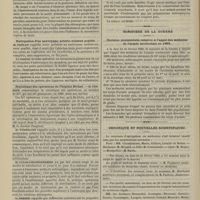 0242 - Page 230 - Société de chirurgie. Séance du 21 février 1889. Communications. Hernie crurale étranglée avec résection de l'intestin. M. Th. Anger / Extirpation d'un anévrysme artério-veineux poplité. M. Trélat / Statistique des opérations de l'Hôpital Bichat. M. Terrier / Ministère de la guerre. Décision ministérielle relative à l'appel des médecins de l'armée territoriale en 1889. Chronique et nouvelles scientifiques