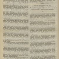 0258 - Page 246 - Hôpital de la Charité. M. Potain. Encéphalopathie saturnine / Hôpital Saint-Louis. M. Péan. Du morcellement appliqué à l'ablation des tumeurs. (Leçons recueillies par M. Lapervenche...)