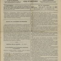 0265 - Page 253 - Sommaire / Séance de l'Académie de médecine / Hôpital de la Charité. M. Desnos. Un cas d'hystérie avec automatisme ambulatoire et tremblement. (Observation recueillie par MM. L. Alcindor... et Maurat...)