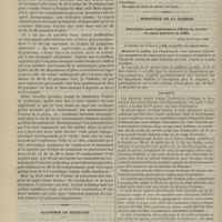 0268 - Page 256 - Hôpital Saint-Louis. M. Fournier. Des modes d'administration de l'iodure de potassium dans la syphilis / Académie de médecine. Séance du 5 mars 1889. Correspondance / Ministère de la guerre. Instruction pour l'admission à l'École du service de santé militaire en 1889