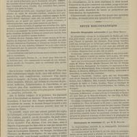 0285 - Page 273 - Bassin vicié. Rétrécissement de cinq centimètres et demi : céphalotripsie répétée ; guérison en huit jours. Par M. le Docteur Coulhon... / Revue bibliographique. Nouvelle Géographie universelle, par Élisée Reclus / Dictionnaire de botanique, par M. H. Baillon