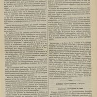 0311 - Page 299 - Revue générale. Sur la curabilité de l'ascite au cours de la cirrhose alcoolique du foie. Par M. Paul Tissier... X. / Hôpital Saint-Joseph. M. Le Bec. Statistique chirurgicale de 1888