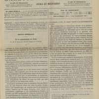 0333 - Page 321 - Sommaire / Revue générale. De la présentation du front. Par M. E. Bonnaire... I.