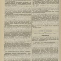 0368 - Page 356 - Société médicale des hôpitaux. Séance du 22 mars 1889. Présentation de malade. De l'isolement individuel dans la rougeole. M. Richard... / Contractures mortelles d'origine gastrique. M. de Beurmann / Gastro-entérite cholériforme. M. Fernet / Société de chirurgie. Séance du 27 mars 1889. Communication. Ablation de la clavicule. M. Desprès / Discussion sur l'opération d'Alexander. M. Trélat