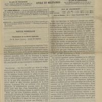 0413 - Page 401 - Sommaire / Revue générale. Traitement de la fièvre typhoïde. Par M. Daniel Critzman... I. / II. Prophylaxie