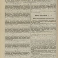 0422 - Page 410 - Hôpital Saint-Louis. M. Fournier. Association du mercure à l'iodure de potassium dans le traitement de la syphilis ; traitement mixte / Hôpital Saint-Joseph. M. Le Bec. Moignon physiologiquement conique de la jambe