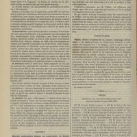 0426 - Page 414 - Société de chirurgie. Séance du 10 avril 1889. Discussion / Rapport. Ectopie testiculaire simple ou compliquée de hernie congénitale ; traitement par la célorrhaphie. M. Lucas-Championnière, sur une communication de M. Tuffier / Présentation. Taille, suture complète de la vessie ; drainage prévésical. M. Pozzi / Thèses soutenues à la Faculté de médecine de Paris pendant l'année scolaire 1888-1889