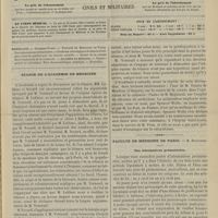 0449 - Page 437 - Sommaire / Séance de l'Académie de médecine / Faculté de médecine de Paris. M. Brouardel. Des inhumations prématurées