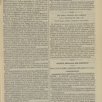 0471 - Page 459 - Sur un cas de maladie de Morvan suivi d'autopsie. Par M. le Docteur Gombault... / Des effets produits sur l'oreille par la détonation des armes à feu ; par M. Nimier... / Société médicale des hôpitaux. Séance du 26 avril 1889. Communications. Emphysème sous-cutané dans le cours d'une pneumonie franche. M. Huchard