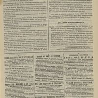 0475 - Page 463 - Chronique et nouvelles scientifiques. Faculté de médecine de Bordeaux / École de médecine de Toulouse / Collège de France / Muséum d'histoire naturelle / Bulletin bibliographique