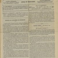 0477 - Page 465 - Sommaire / Séance de l'Académie de médecine / Hôtel-Dieu. M. Germain Sée. De l'estomac cardiaque
