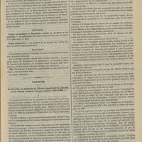 0481 - Page 469 - Académie de médecine. Séance du 30 avril 1889. Discussion sur le tétanos. M. Trasbot / Lectures. Plans bi-inclinés et décubitus contre la scoliose et la cyphose. M. Reynier. Eaux minérales. M. Rodet / Élections / Variétés. La Faculté de médecine et l'Ecole supérieure de pharmacie de Nancy pendant l'année scolaire 1887-1888
