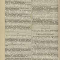 0528 - Page 516 - Présentations de l'épaule ; par M. le Docteur Fournel. II. - Diagnostics. III. / Contribution à l'étude des folies toxiques ; par M. le Docteur Saury (Trib. médic.) / Thérapeutique. De l'action des cellules d'essence de Pin d'Autriche « Pinus Pumilio », dans le traitement des bronchites chroniques. Par M. le Docteur Lautier...