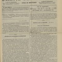 0553 - Page 541 - Sommaire / Paris, le 22 mai 1889 / Séance de l'Académie de médecine / Hôpital de la Charité. M. Segond. Deux cas d'ostéomyélite