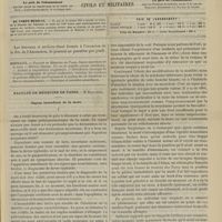0569 - Page 557 - Sommaire / Faculté de médecine de Paris. M. Brouardel. Signes immédiats de la mort