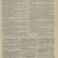 0595 - Page 583 - Chronique et nouvelles scientifiques. Concours d'agrégation (anatomie) / Concours d'agrégation (physique et chimie) / Concours du prosectorat / Hôpitaux de Bordeaux / Faculté de médecine de Paris / Faculté de médecine de Lyon / École de médecine de Nantes / Muséum d'histoire naturelle / Muséum d'histoire naturelle