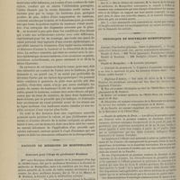 0634 - Page 622 - Hôpital du Val-de-Grâce. M. Delorme. Sur un mode de traitement de certains rétrécissements cicatriciels de l'urèthre (procédé de restauration autoplastique) / Faculté de médecine de Montpellier. Concours pour l'éloge du Professeur Bouisson / Chronique et nouvelles scientifiques. Concours du prosectorat / Hôpitaux d'Amiens / Faculté de médecine de Paris