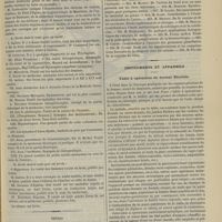 0649 - Page 637 - Académie de médecine. Séance du 18 juin 1889. Lectures. Recherche du sucre dans l'urine. MM. Yvon et Berlioz / Écrits des anciens médecins grecs. M. G. Costomiris... / Thèses soutenues à la Faculté de médecine de Paris pendant l'année scolaire 1888-1889 / Instruments et appareils. Table à opérations du Docteur Nicoletis