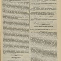 0693 - Page 681 - Une observation d'audition colorée ; par M. le Docteur Paul Raymond... / Thérapeutique. De la transpiration fétide des pieds / Société médicale des hôpitaux. Séance du 28 juin 1889. Communications. Empyème pulsatile. M. Millard