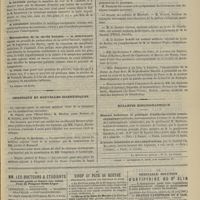 0723 - Page 711 - Société de chirurgie. Séance du 3 juillet 1889. Communications. Plaie par arme à feu. M. Kirmisson / Restauration de la cavité buccale. M. Horteloup, employé par M. Leprévost... / Chronique et nouvelles scientifiques. Hôpitaux de Bordeaux / Hospice général de Tours / Faculté de médecine de Paris / Faculté de médecine de Lille / Faculté des sciences de Marseille / Bulletin bibliographique