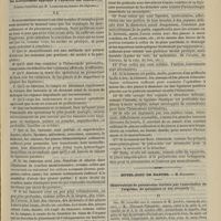 0727 - Page 715 - Hôpital de la Charité. M. Potain. Cirrhose hypertrophique et lithiase biliaire. (Leçon recueillie par M. L. Fayès) / Hôpital Saint-Louis. M. Péan. Du morcellement appliqué à l'ablation des tumeurs. (Leçons recueillies par M. Lapervenche...) / Hôtel-Dieu de Nantes. M. Kirchberg. Observations de pneumonies traitées par l'association de l'ergotine, du quinquina et des révulsifs