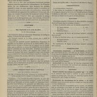 0730 - Page 718 - Hôtel-Dieu de Nantes. M. Kirchberg. Observations de pneumonies traitées par l'association de l'ergotine, du quinquina et des révulsifs / Anatomie. Sur l'hyaloïde et la zone Zinn. Par M. Edmond Hache / Action thérapeutique de la coronille dans les affections cardiaques. Par MM. les Docteurs Spillmann... et Haushalter... / Académie de médecine. Séance du 9 Juillet 1889. Correspondance / Élections / Communication. Intoxication arsenicale. M. Brouardel / Lectures. Gastro-entérite des enfants du premier âge. M. Cohen / Traitement du décollement de la rétine. M. Galezowski