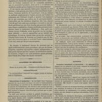 0758 - Page 746 - Hôpital Saint-Louis. M. Fournier. Traitement du psoriasis. (Leçons résumées par M. le Docteur Morel-Lavallée...) / Académie de médecine. Séance du 16 juillet 1889. Correspondance / Communication. Chloroforme et méthylène. M. Le Fort / Rapports. Occlusion intestinale et électricité. M. Hérard, sur un mémoire de M. Larat