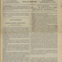 0813 - Page 801 - Sommaire / Revue générale. Néoplasmes herniaires et péri-herniaires. Par M. le Docteur Lejars... I. Néoplasmes intra-sacculaires